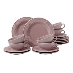 Beat old rose: Tea set 18 pcs., porcelain Seltmann