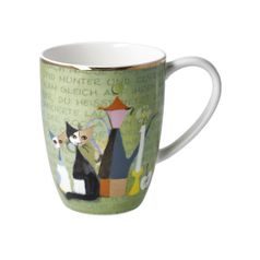 Mug R. Wachtmeister - La storia di Serafino, 400 ml, Fine Bone China, Cats Goebel