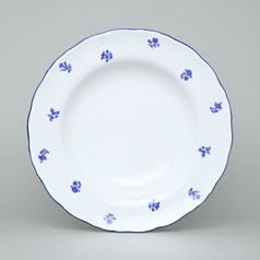 Plate deep 23 cm, Ophelie blue Hazenka, Nová Role Thun