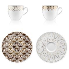 Demitasse set First Gold 100ml, porcelain, Goebel