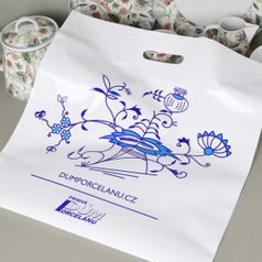 Plastic bag 45 x 45 cm - Blue Onion