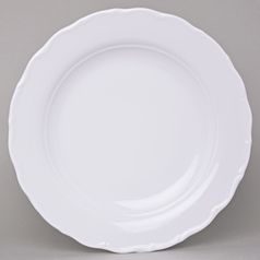 Dish round flat 31 cm, Verona (Ofelie) white, Moritz Zdekauer 1810