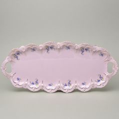 Tác 50,5 cm, Lenka, dekor 247p, Růžový porcelán z Chodova
