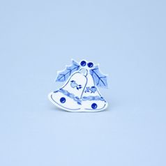 Christmas decoration Bells 6,2 x 5,3 cm, Original Blue Onion Pattern