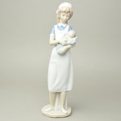 Nurse 33 cm, NAO porcelain figurines