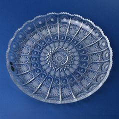 Talíř / mísa kulatá plochá 31 cm, brus 500pk, Bohemia Crystal