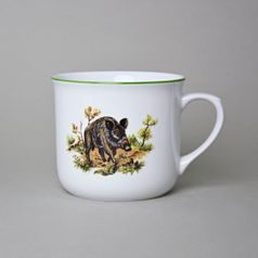 Hrnek vařák 0,65 l, 1 ks. - náhodný výběr dekoru, Český porcelán a.s., myslivecký