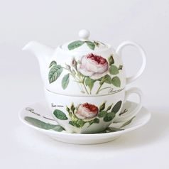 Redoute Rose: Tea for one set, Roy Kirkham Fine Bone China