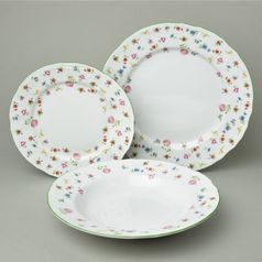 Plate set for 6 persons, Thun 1794 Carlsbad porcelain, Bernadotte 7570a57