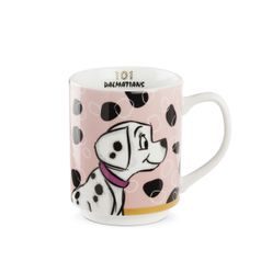 Mug 350 ml rose 101 Dalmatians, porcelain, EGAN