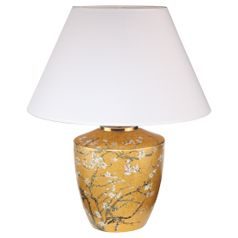 Table lampe V. van Gogh - Almond Tree Golden, 40 / 40 / 47,5 cm, Porcelain, Goebel