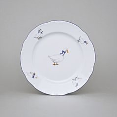 Constance husy, Talíř dezertní 17 cm, Thun 1794, karlovarský porcelán