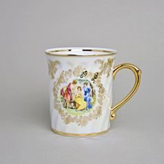 Mug Richmond 250 ml, The Three Graces with pearl + gold handle, Český porcelán a.s.