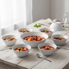 Šálek a podšálek nízký 200 ml / 150 mm, Lea bílá, Thun karlovarský porcelán