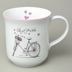 Mug Golem 1,5 l, Women's bike, Český porcelán a.s.