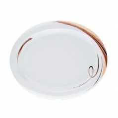 Plate flat oval 29 cm, Top Life 23434 Aruba, Seltmann Porcelain