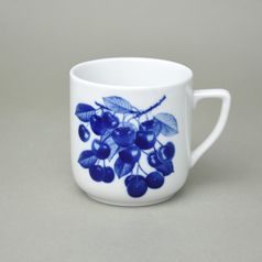 Mug Pětka 0,38 l, cobalt blue cherry, Český porcelán a.s.