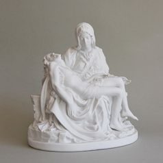 Pieta, 16,8 x 24,9 x 27,4 cm, Biskvit, Porcelánové figurky Duchcov