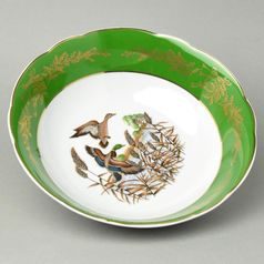 Mísa kompotová 26 cm, Mary-Anne, zelený myslivec, Leander Loučky