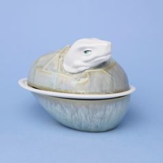 Originální dětská jídelní souprava DINO SET - JEDNOBAREVNÝ (náhodný výběr dekoru), porcelán Goldfinger