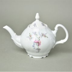 Tea pot 700 ml, Thun 1794, karlovarský porcelán, BERNADOTTE climbing rose