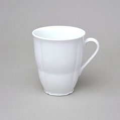 Verona bílá se spodní značkou: Hrnek (šálek vysoký) 320 ml, G. Benedikt 1882