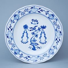 Plate dining 24 cm, Libra, (wall plate too), Original Blue Onion Pattern