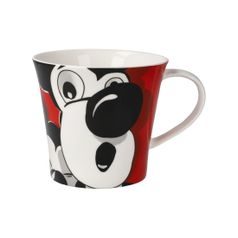 Cup Red mouse 350ml, Fine Bone China, J. Häfner, Goebel
