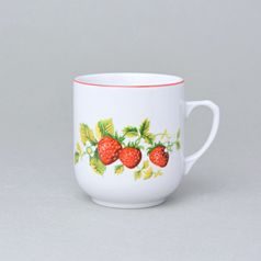 Hrnek Trojka 280 ml, jahody, Český porcelán a.s.