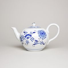 Tea pot 0,95 l, Original Blue Onion + gold Pattern