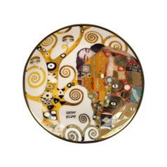 Plate Gustav Klimt - Fulfilment, 10 cm, Fine Bone China, Goebel