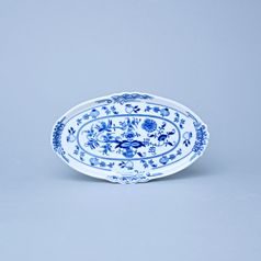 Podnos oválný mini 20 cm, Cibulák, originální z Dubí