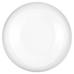 Plate flat 28 cm, Trio 23328 Nero, Seltmann Porcelain