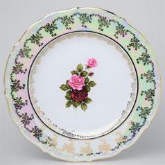 Dish round flat 32 cm (club plate), Cecily, Carlsbad porcelain