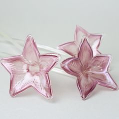 Kytička se stonkem starorůžová 38 cm, 1 ks., Pačinek GLASS