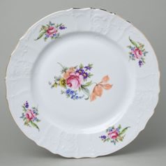 Mísa mělká kulatá 32 cm, Thun 1794, karlovarský porcelán, BERNADOTTE míšeňská růže