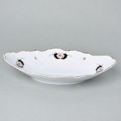 Koš na chléb 34 cm, Thun 1794, karlovarský porcelán, BERNADOTTE erbíky