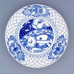 Annual plate 1994 18 cm, Original Blue Onion Pattern