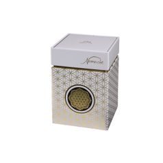 Dóza na čaj Jin a Jang bílá 7,5 / 7,5 / 11 cm, kov, Goebel