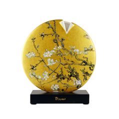 Vase V. van Gogh - Almond Tree Golden, 21 / 6 / 22,5 cm, Porcelain, V. van Gogh, Goebel