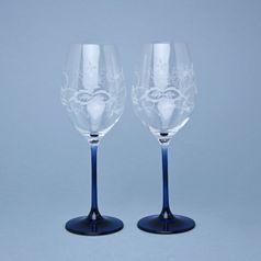 Celebration - Cibulák - Broušené skleničky na bílé víno 360 ml, 2 ks