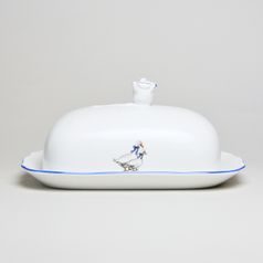 Butter dish - for 0,250 kg butter, Český porcelán a.s., Goose