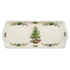 Platter square 35 cm, Marie-Luise 43607 Christmas, Seltmann Porcelain