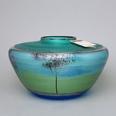 Studio Miracle: Vase - Jungle, 16 cm, Hand-decorated by Vlasta Voborníková