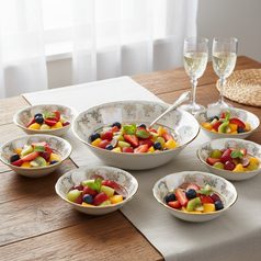 Kávová souprava pro 6 osob, Cecily - růže, Cecily, porcelán Carlsbad