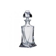 Quadro - Bottle 500 ml for liqueur, Crystalite Bohemia