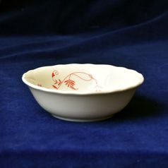Bowl compot 14 cm, Red Onion Pattern ECO on ivory, Cesky porcelan a.s.