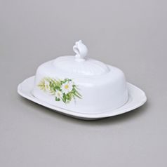 Butter dish for 250 g butter, Thun 1794, karlovarský porcelán, CONSTANCE 80262 Daisy