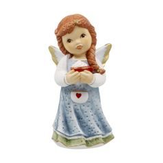 Angel with Hot Chocolate 5 / 5 / 10cm, biscuit china, Nina & Marco, Goebel