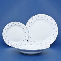 Plate set for 6 pers. 25,24,19, Verona Valbella, G. Benedikt 1882